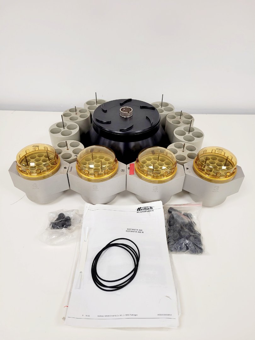 Image of Hettich Rotanta 460R Benchtop Centrifuge with 4500 RPM Rotor Lab Faulty