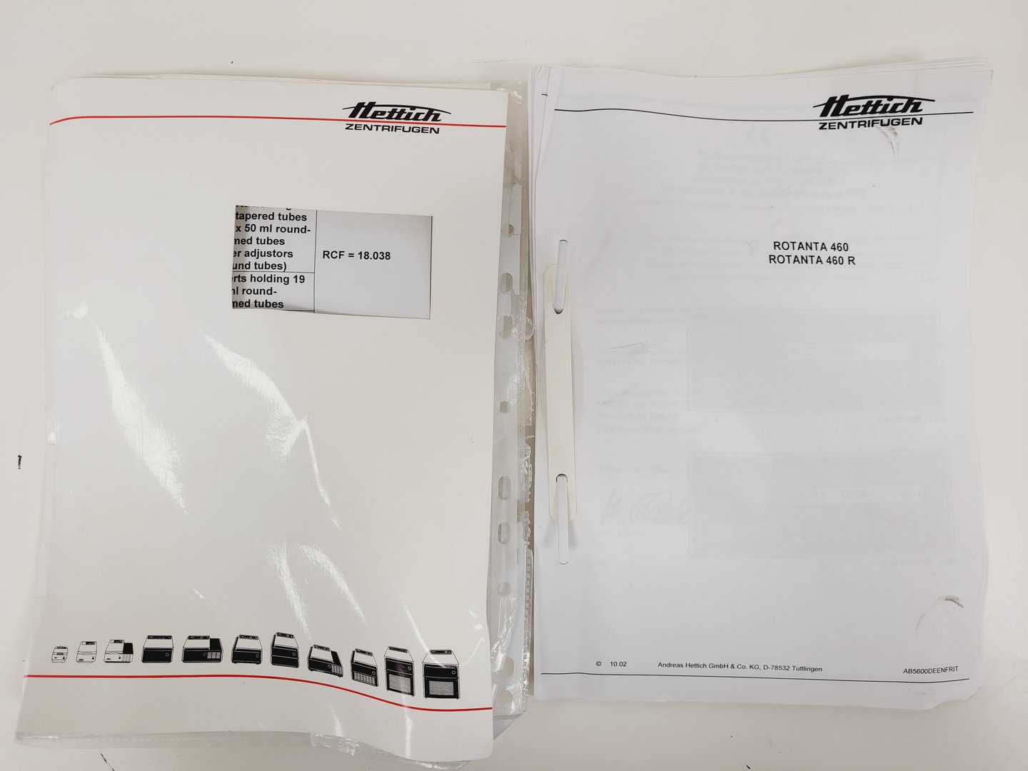 Image of Hettich Rotanta 460R Benchtop Centrifuge with 4500 RPM Rotor Lab Faulty