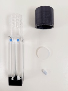 Thumbnail image of Hellma Analytics Precision Cell Cuvette 117.196F-QS 10x4 Lab