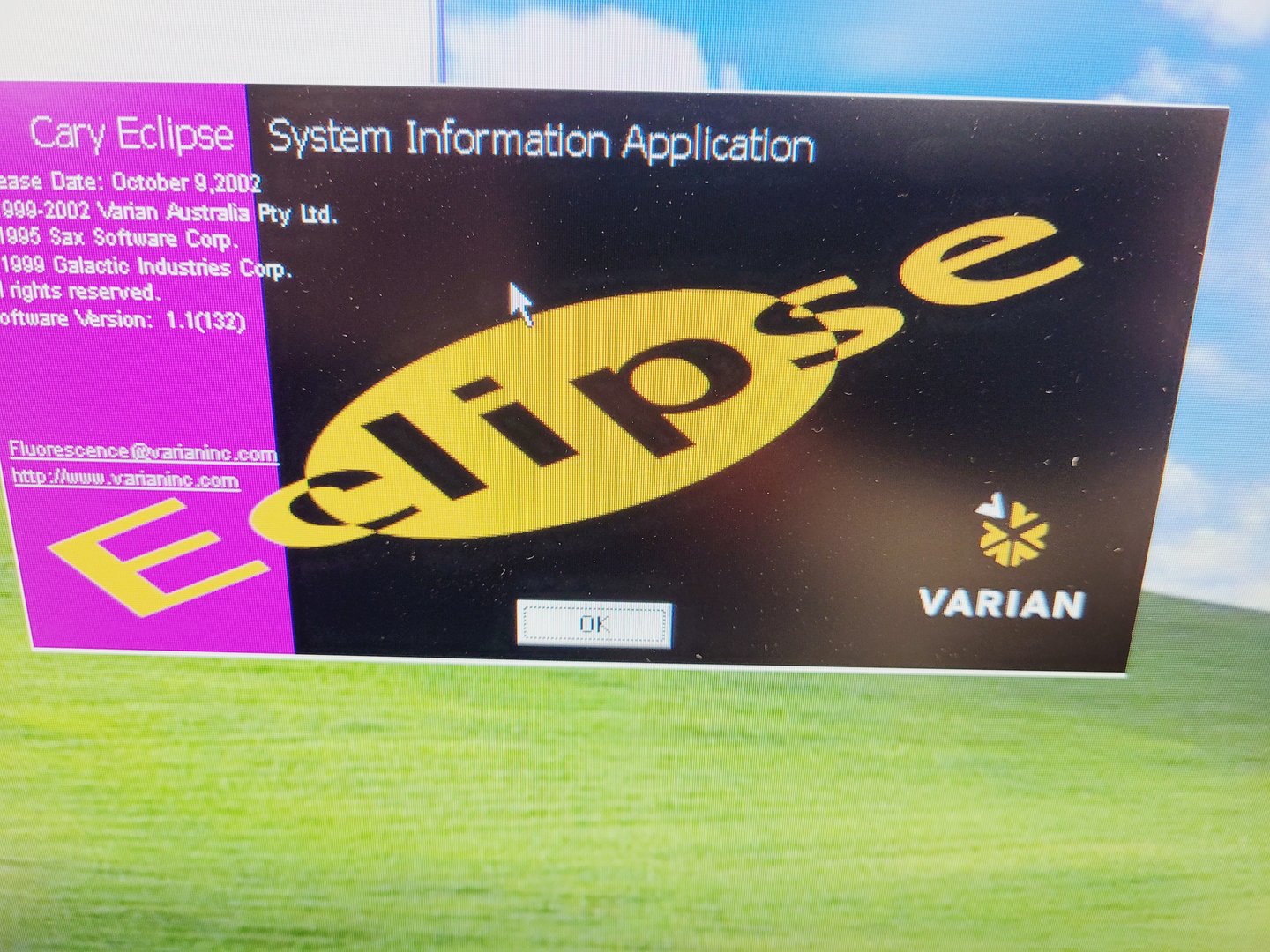 Image of Varian Cary Eclipse Fluorescence Spectrophotometer System Lab
