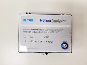Thumbnail image of Hellma Analytics 117.196F-QS 10x4mm Precision Cell Cuvette Lab