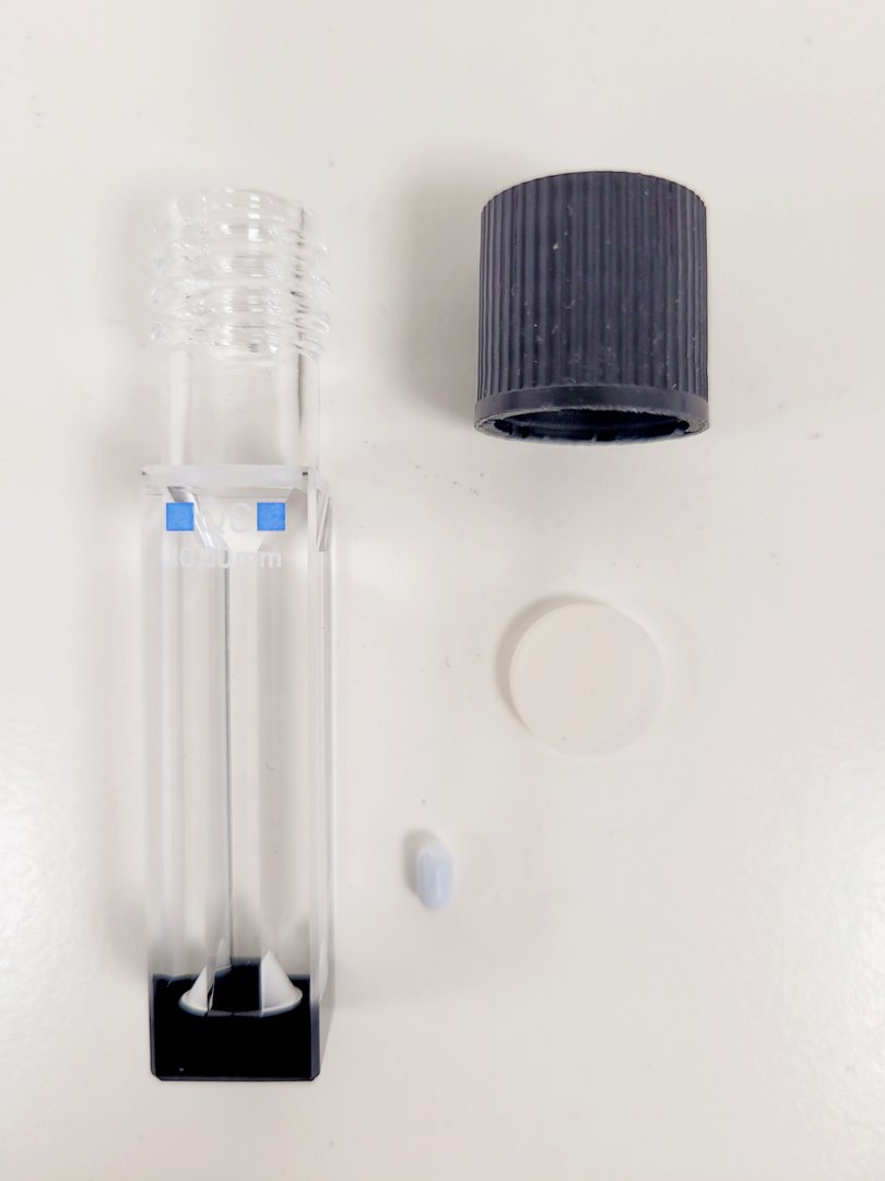 Image of Hellma Analytics 117.196F-QS 10x4mm Precision Cell Cuvette Lab