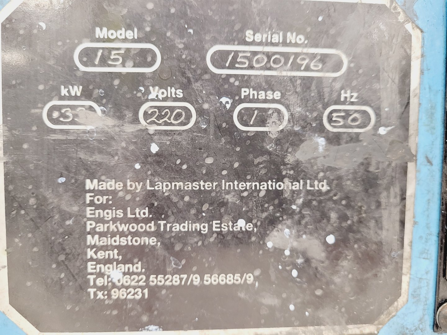 Image of Engis 15 Precision Lapping Machine System, Hyprez Dispenser & Parts