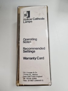 Thumbnail image of Lot of 29 Hollow Cathode Lamps - Perkin Elmer - Unicam - S&J Juniper Lab