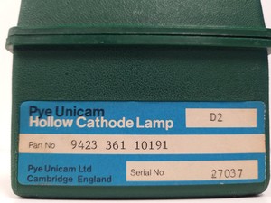 Thumbnail image of Lot of 29 Hollow Cathode Lamps - Perkin Elmer - Unicam - S&J Juniper Lab