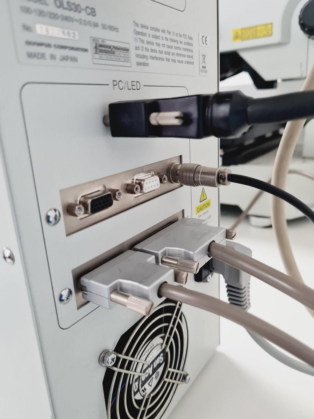 Image of Olympus Lext OLS3100 Confocal Microscope  w/ MM6-ASPS Controller & OLS3000 PSU