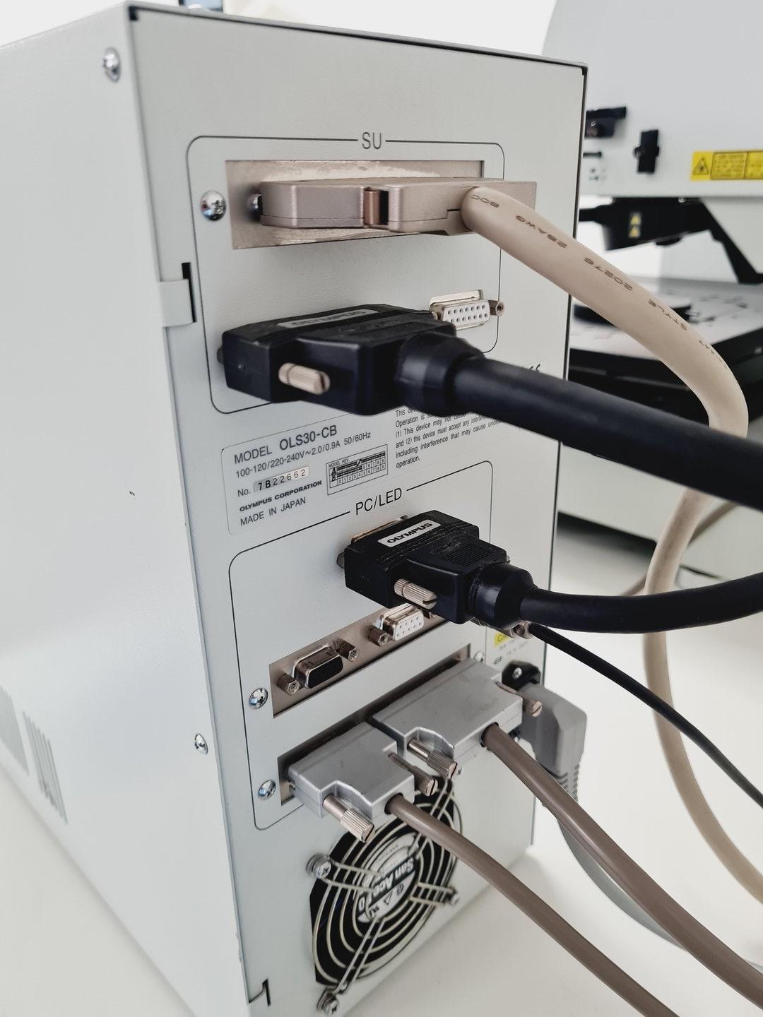 Image of Olympus Lext OLS3100 Confocal Microscope  w/ MM6-ASPS Controller & OLS3000 PSU