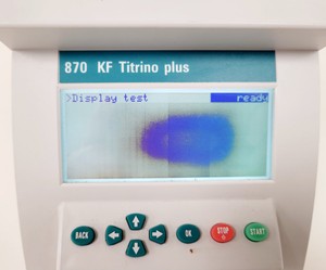 Thumbnail image of Metrohm 870 KF Titrino Plus with 703 Ti Stand 1.703.0010 Titration System Lab