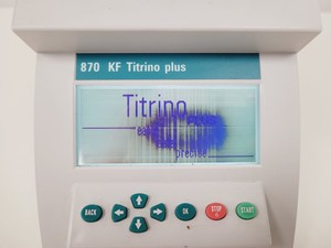 Thumbnail image of Metrohm 870 KF Titrino Plus with 703 Ti Stand 1.703.0010 Titration System Lab