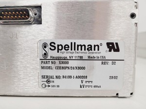 Thumbnail image of 3 x Spellman X3000 Power Supplies Lab