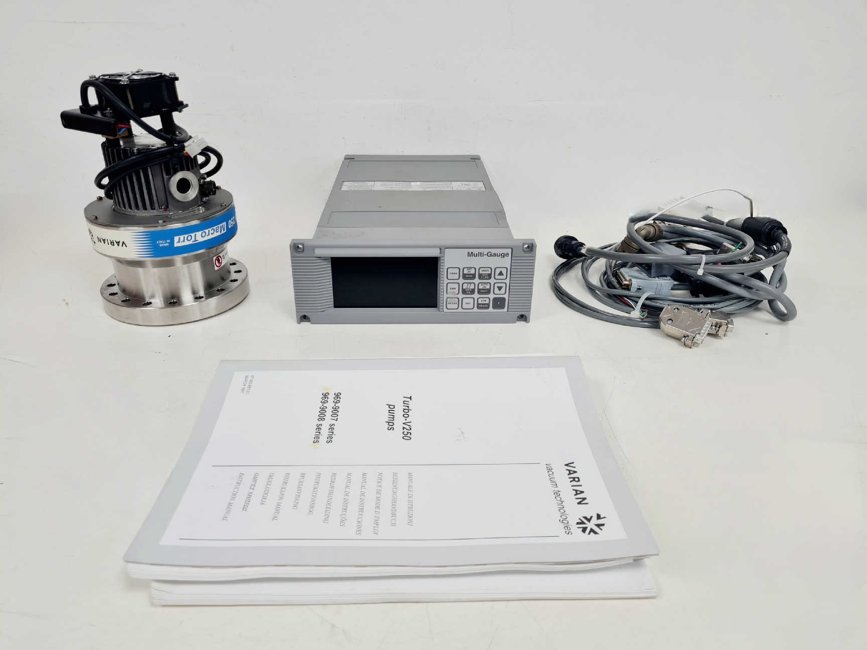 Image of Varian Turbo-V 250 Macro Torr Pump System Lab