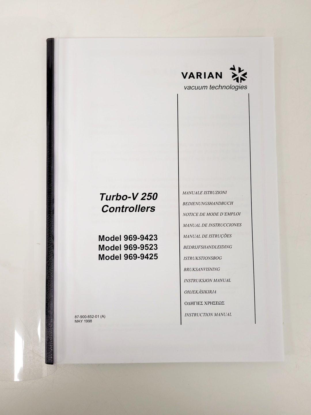 Image of Varian Turbo-V Model 250 Macro Torr Pump w/ Multi Gauge Controller System Lab