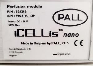 Thumbnail image of PALL ICELLIS Nano Perfusion Module Lab