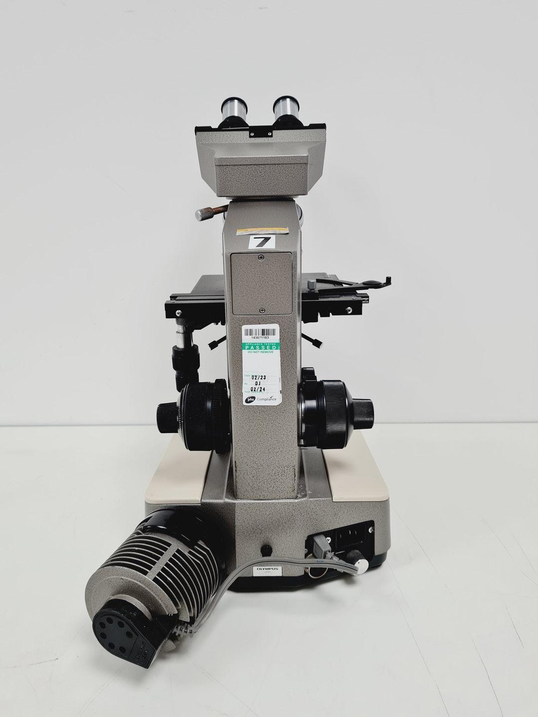 OLYMPUS BH Microscope w/ 3 x Objectives Lab
