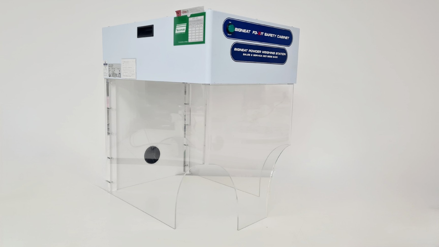 Image of BIGNEAT F3-XIT BPXS03/01A  Safety Cabinet Powder Weighing Station Lab