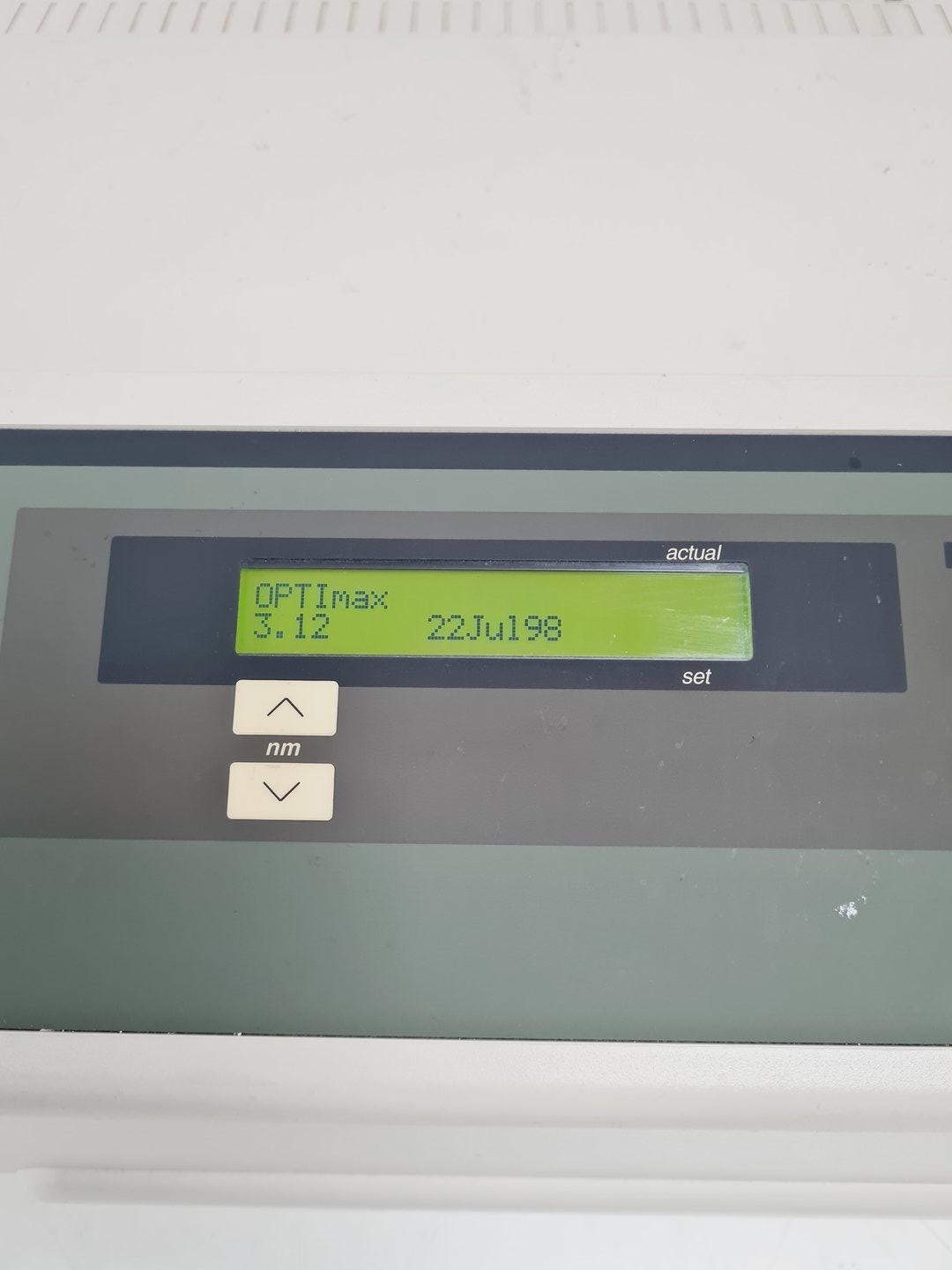 Image of Molecular Devices OPTImax Tunable Microplate Reader with Manual & Software Lab