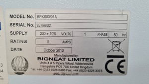 Thumbnail image of BIGNEAT F3-XIT BPXS03/01A Powder Weighing Station Safety Cabinet Lab