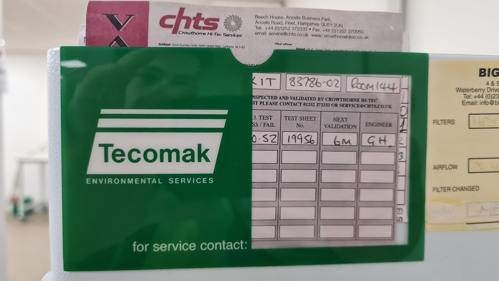 Image of BIGNEAT F3-XIT BPXS03/01A Powder Weighing Station Safety Cabinet Lab