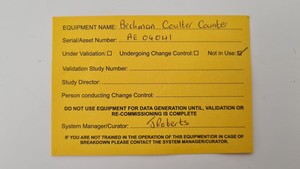 Thumbnail image of Beckman Coulter Z2 Particle Counter & Size Analyser Lab