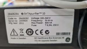 Thumbnail image of GE AKTA Purifier 10 FPLC System - FRAC-950 P-900, UV-900, pH/C-900, Box-900 Lab