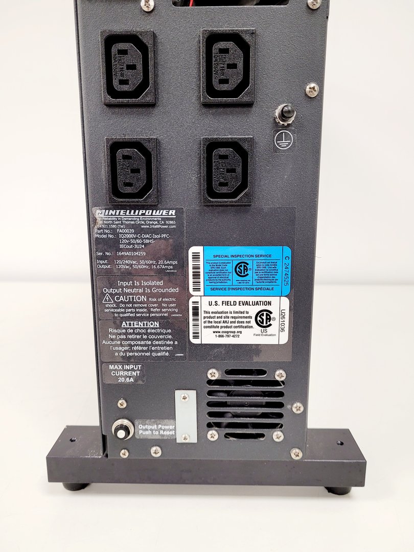 Image of Intellipower Uninterruptible IQ2000V-C-DiAC-Isol-PFC Power Supply Lab