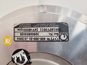 Thumbnail image of Leybold Turbomolecular  Pump TW 400-300-25 with TDS RS485 Frequency Converter 