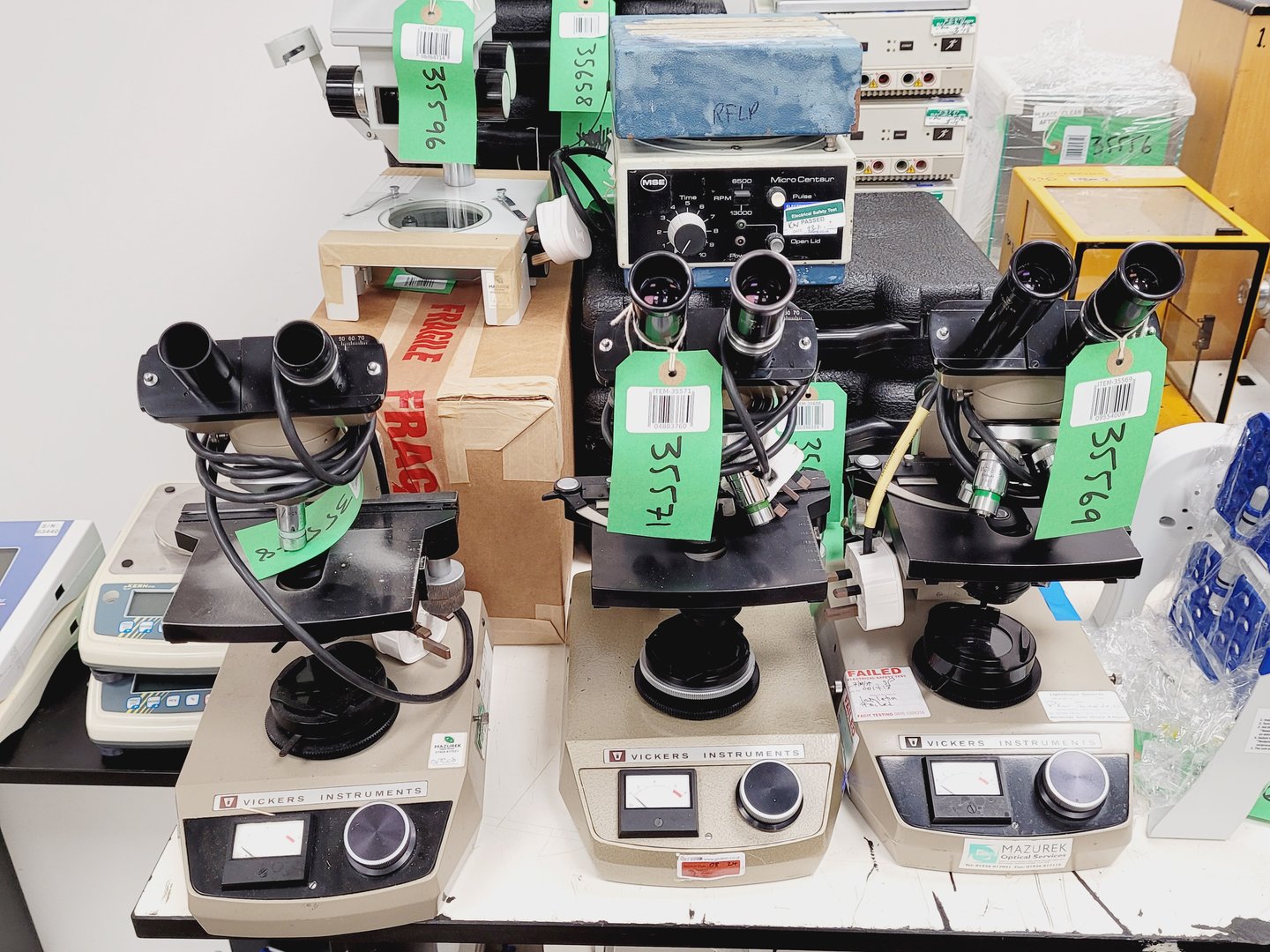 Image of Mixed Job Lot of Laboratory Equipment - Bio-Rad, Mettler Toledo, Hybaid, Jenway 