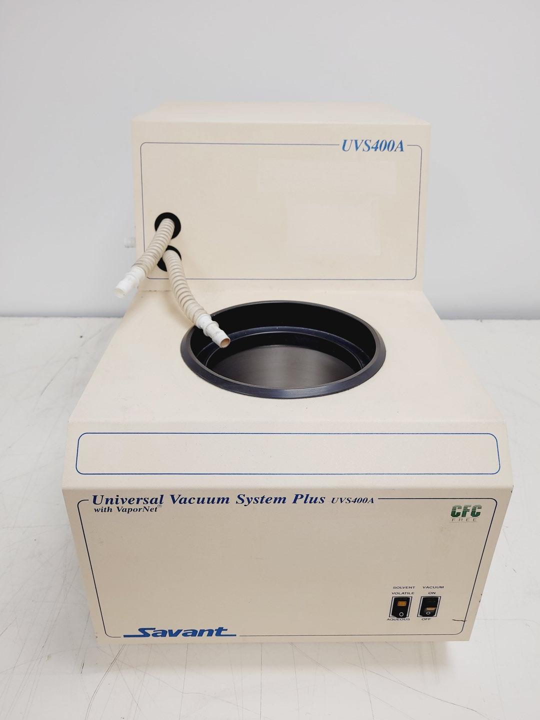 Universal Soolvent Savant Universal Vacuum System UVS400A with VaporNet Lab