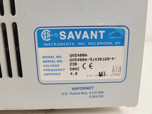 Thumbnail image of Savant Universal Vacuum System UVS400A with VaporNet Lab