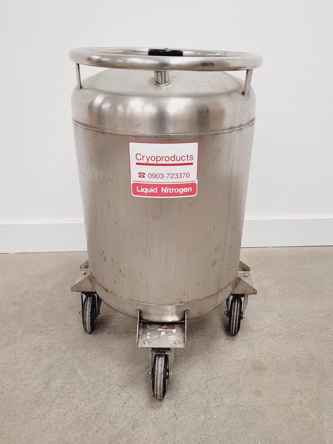Image of Cryoproducts Liquid Nitrogen Dewar with Trolley