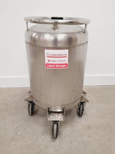 Thumbnail image of Cryoproducts Liquid Nitrogen Dewar with Trolley