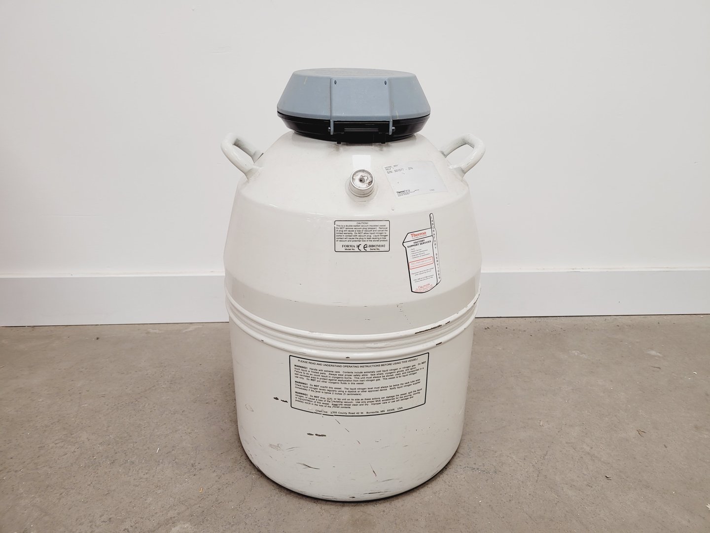 Image of Thermo Forma 8037  Liquid Nitrogen Dewar Tank Lab