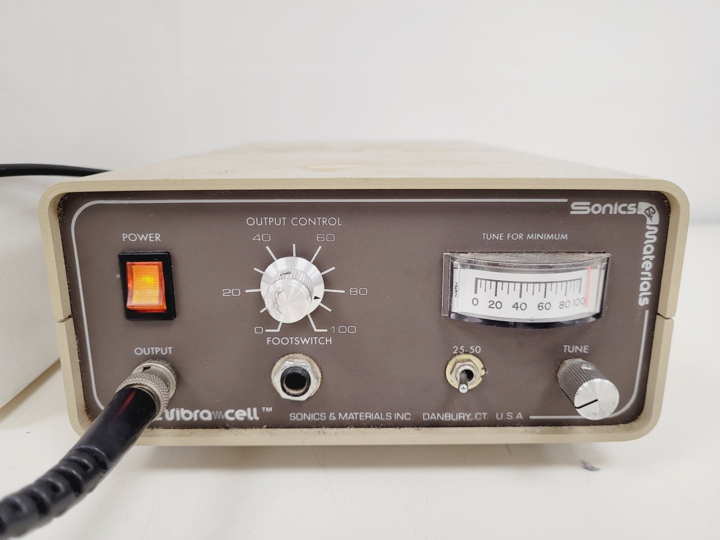 Image of Sonics Materials Vibracell VD50 Ultrasonic Homogeniser Lab