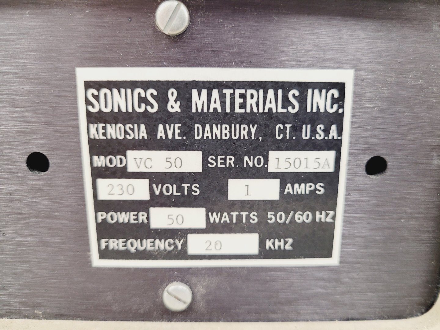 Image of Sonics Materials Vibracell VD50 Ultrasonic Homogeniser Lab