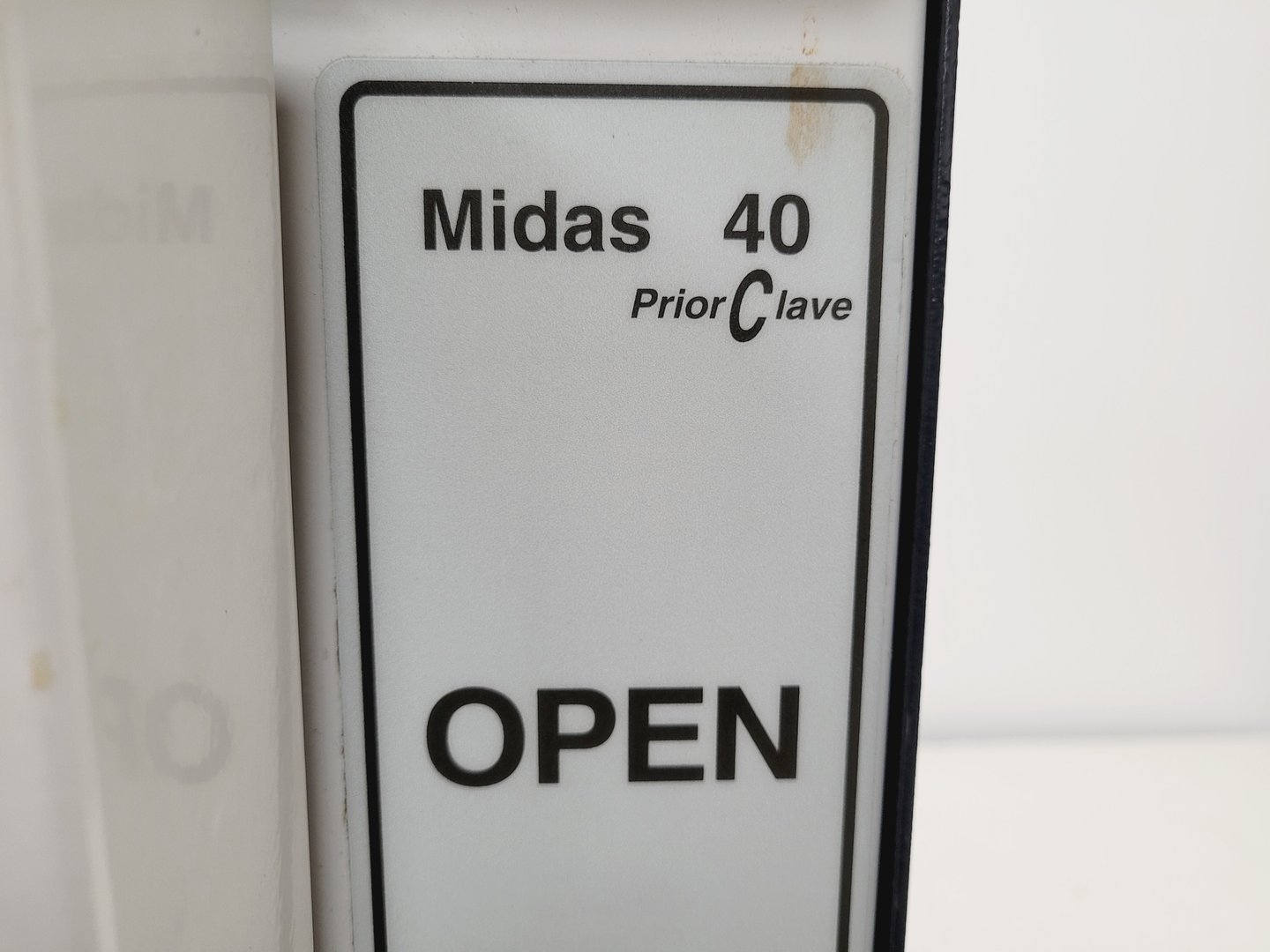 Image of Priorclave Midas 40 Benchtop Autoclave PS/MID/C40 Lab Spares/Repairs