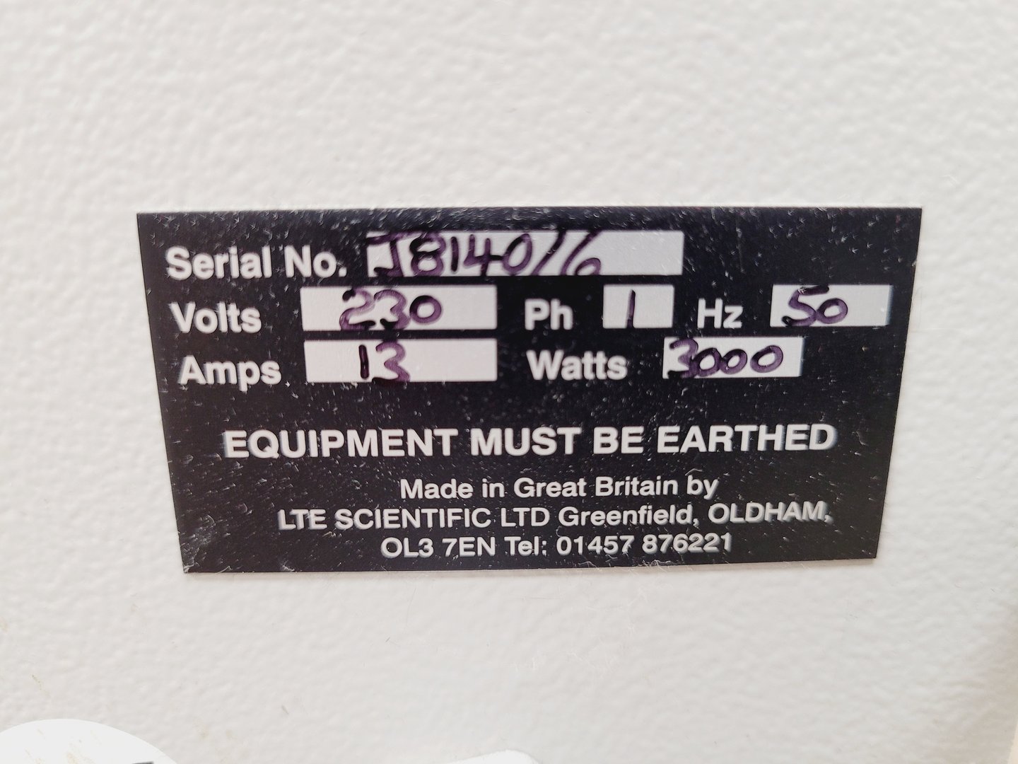 Image of LTE Scientific Unitemp Laboratory Drying Cabinet Lab