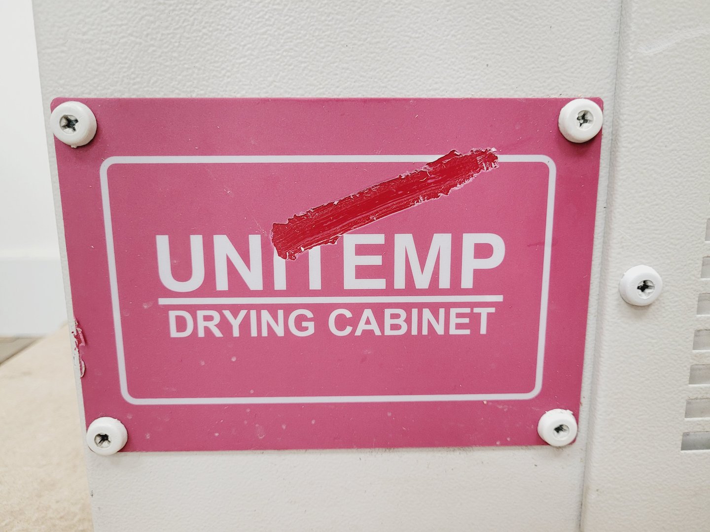 Image of LTE Scientific Unitemp Laboratory Drying Cabinet Lab