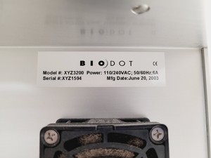 Thumbnail image of Biodot XYZ3200 Liquid Handler Dispense System Lab Spares/Repairs