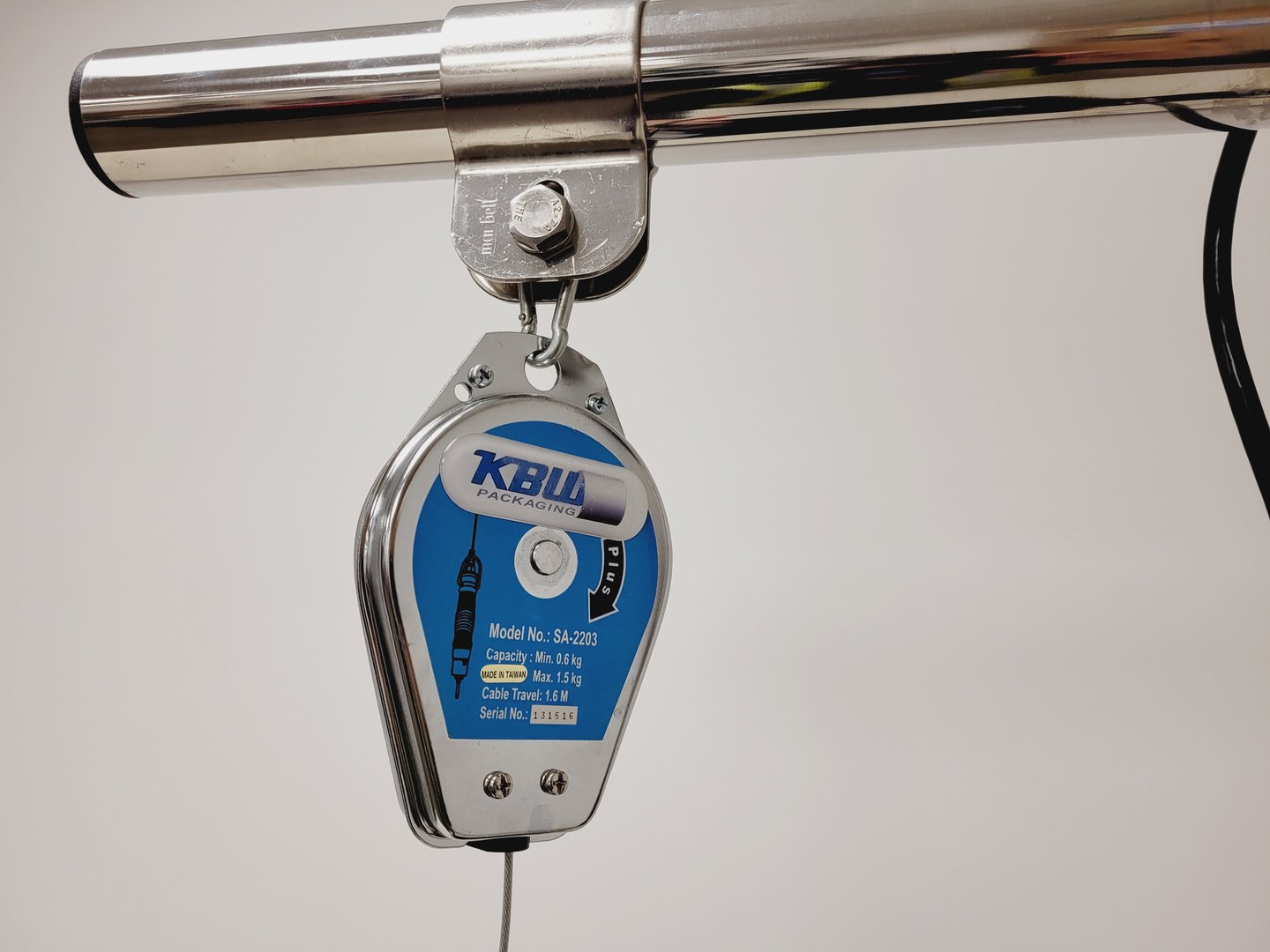 Image of KBW Packaging AK0002 Semi Automatic Capping Machine w/ EA-412L/C6 Screwdriver