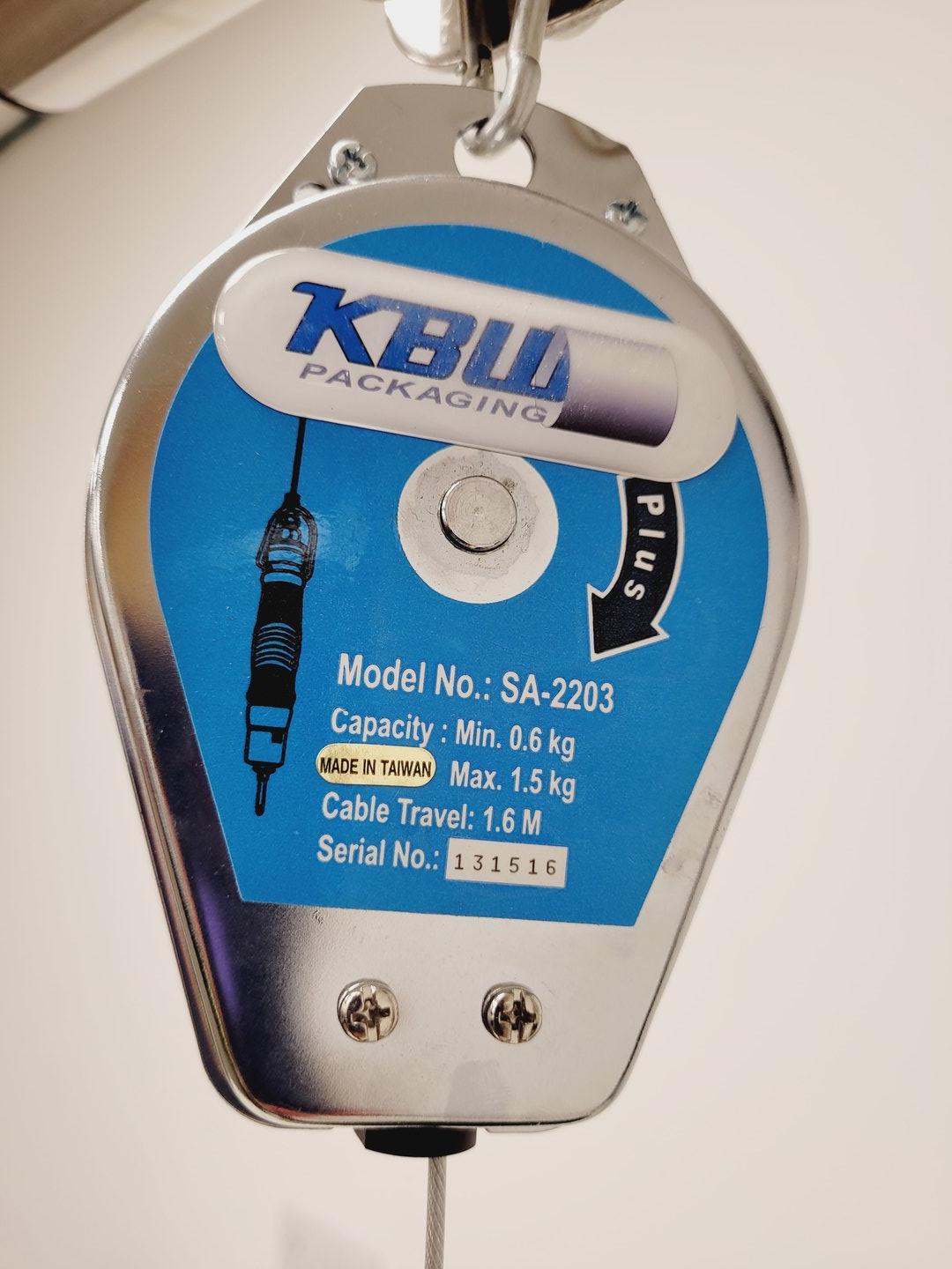 Image of KBW Packaging AK0002 Semi Automatic Capping Machine w/ EA-412L/C6 Screwdriver
