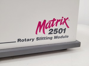 Thumbnail image of Kinematic Automation Matrix 2501 Rotary Slitting Module CE M2501S Spares/Repairs