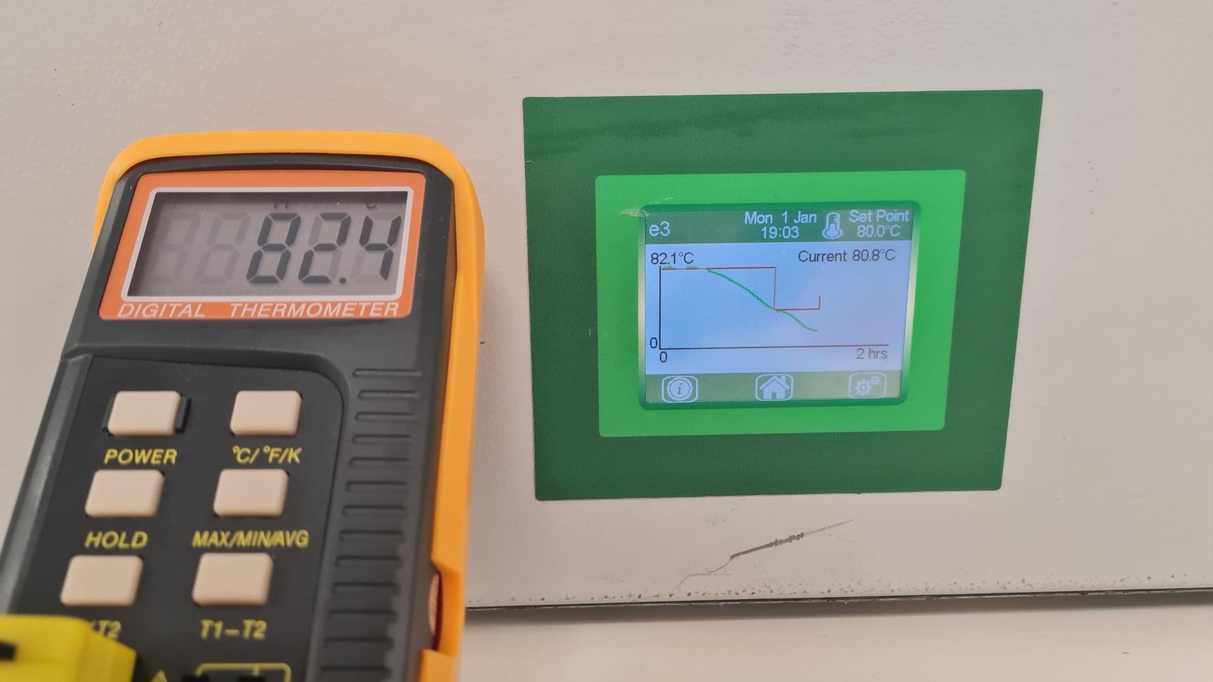 Image of GPE Genlab E3 100L Digital Benchtop Laboratory  Drying Cabinet Lab