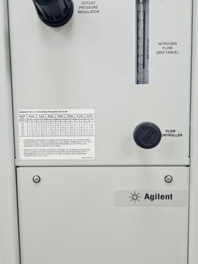 Image of Agilent N2-14-K727 5183-2003 Nitrogen Gas Generator Lab