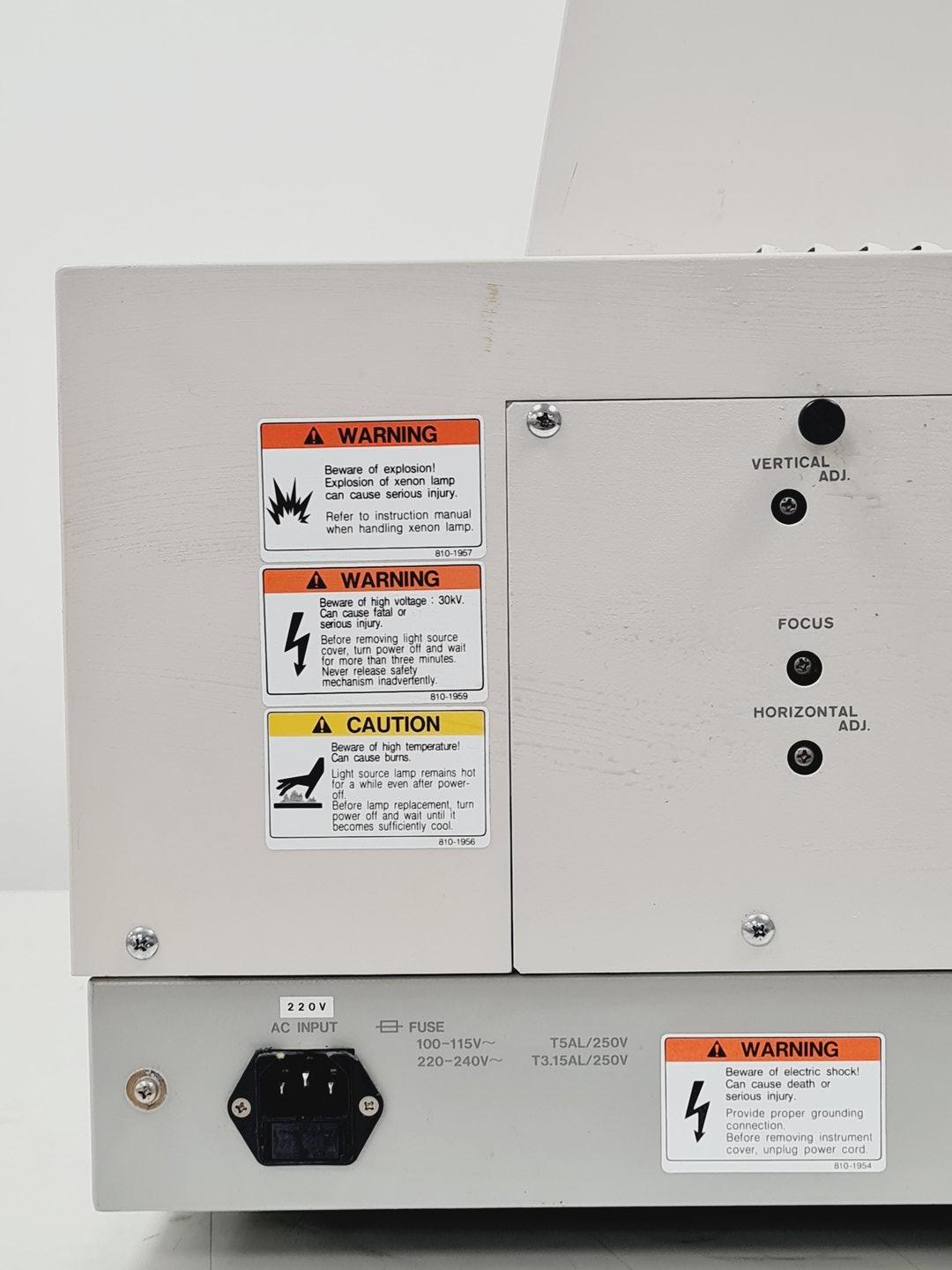 Image of Hitachi F-2000 Fluorescence Spectrophotometer Lab