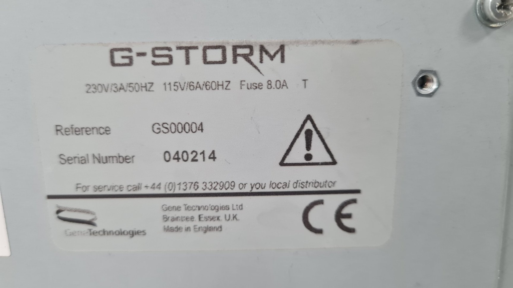 Image of G-STORM GS00004 Laboratory Thermal Cycler  Lab Spares/Repairs