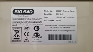 Thumbnail image of BIO-RAD C1000 Dual Block Thermal Cycler Lab