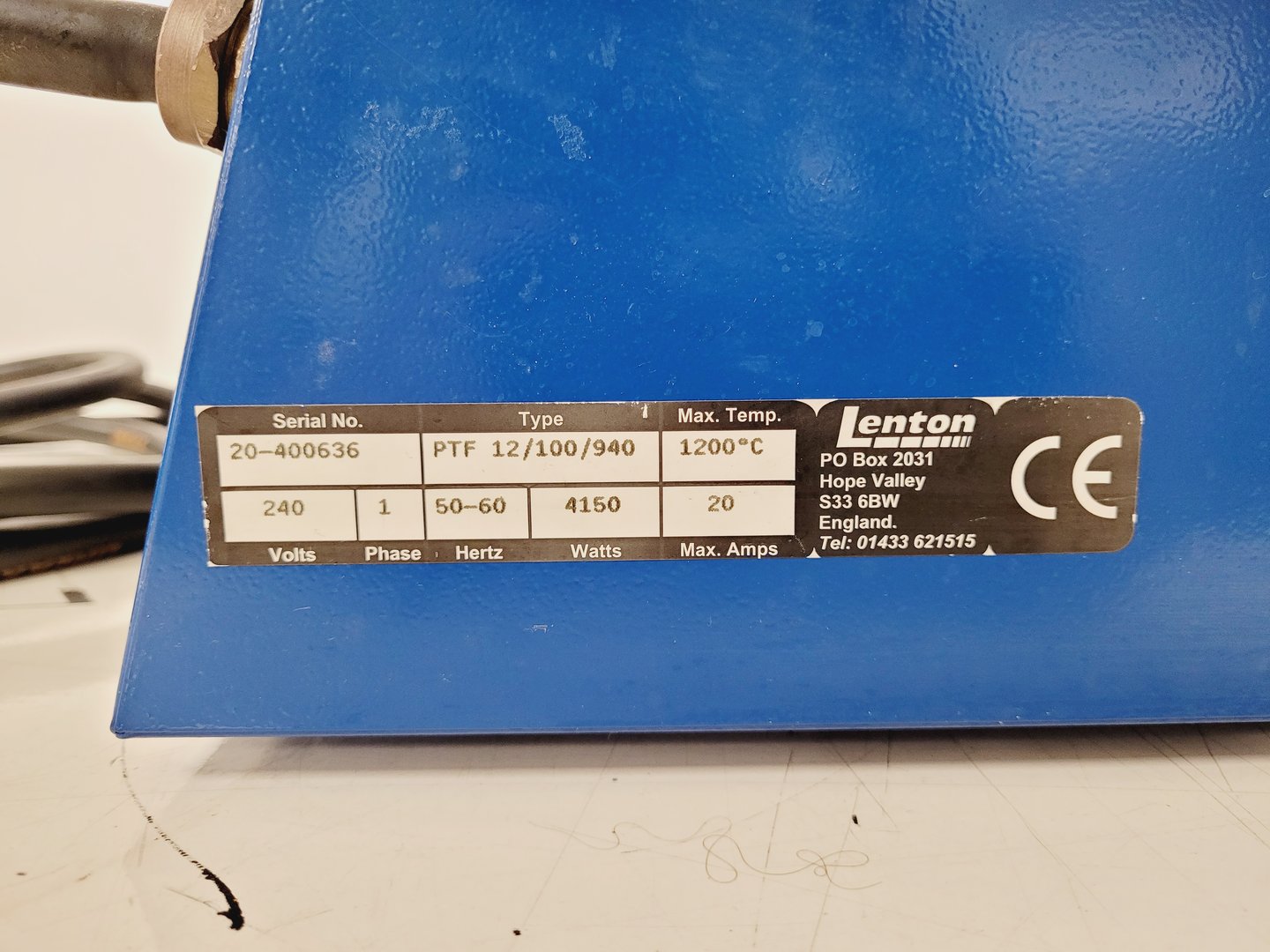 Image of Lenton Three-Zone Tube Furnace PTF 12/100/940 Lab Spares/Repairs