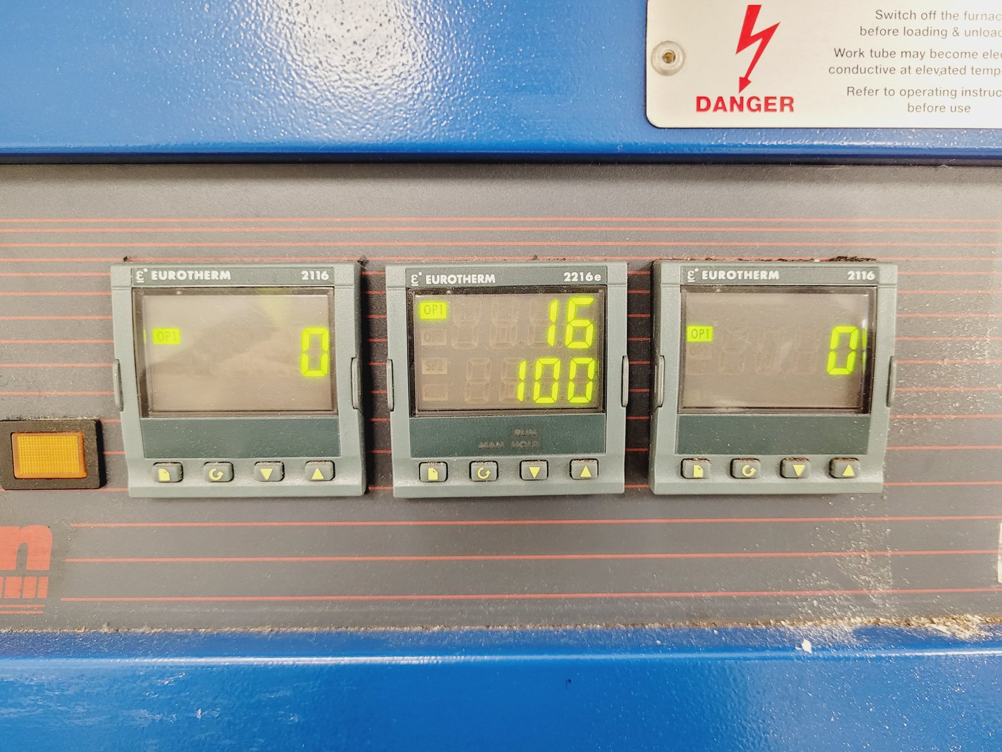 Image of Lenton Three-Zone Tube Furnace PTF 12/100/940 Lab Spares/Repairs