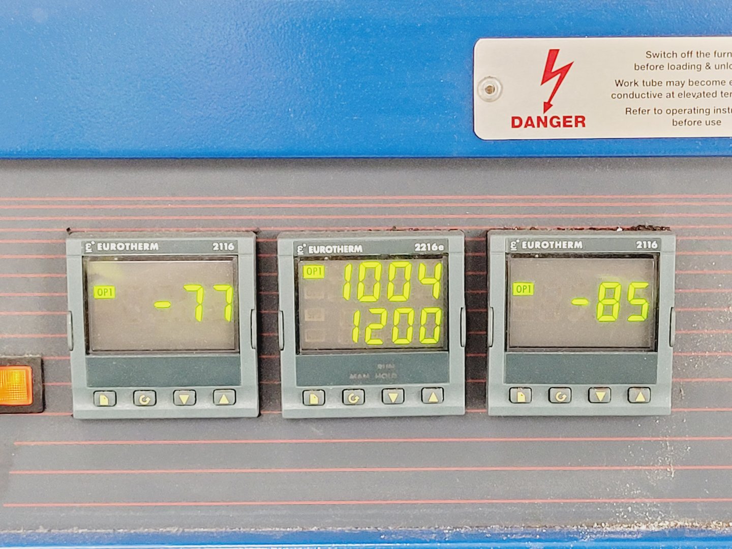 Image of Lenton Three-Zone Tube Furnace PTF 12/100/940 Lab Spares/Repairs