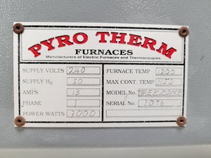 Thumbnail image of Pyrotherm Three-Zone Tube Furnace Lab